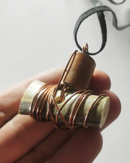 Handcrafted Deer Antler Amulet