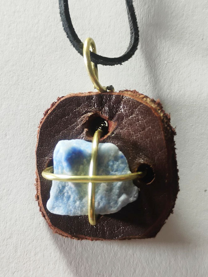 Handcrafted Mixed-Media Natural Amulet