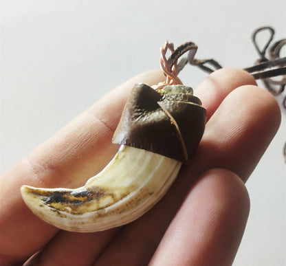 Wild Boar Tusk Amulet