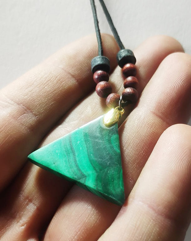 Handcrafted Mixed-Media Natural Amulet