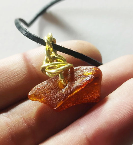 Handcrafted Baltic Amber Pendant