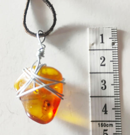 Handcrafted Baltic Amber Pendant
