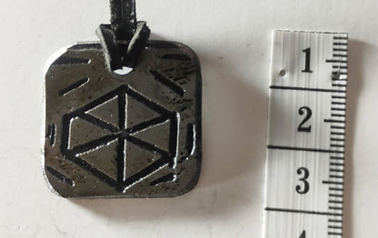 Electro-Etched Metal Amulet