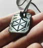 Electro-Etched Metal Amulet