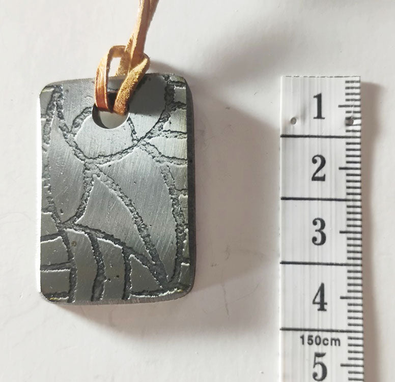 Electro-Etched Metal Amulet