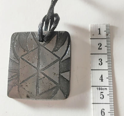 Electro-Etched Metal Amulet
