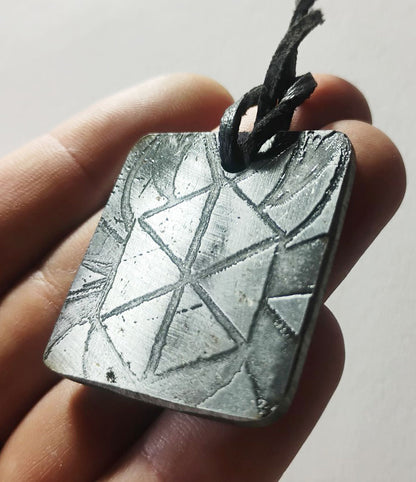Electro-Etched Metal Amulet