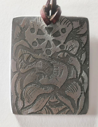 Electro-Etched Metal Amulet