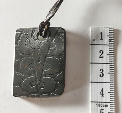 Electro-Etched Metal Amulet