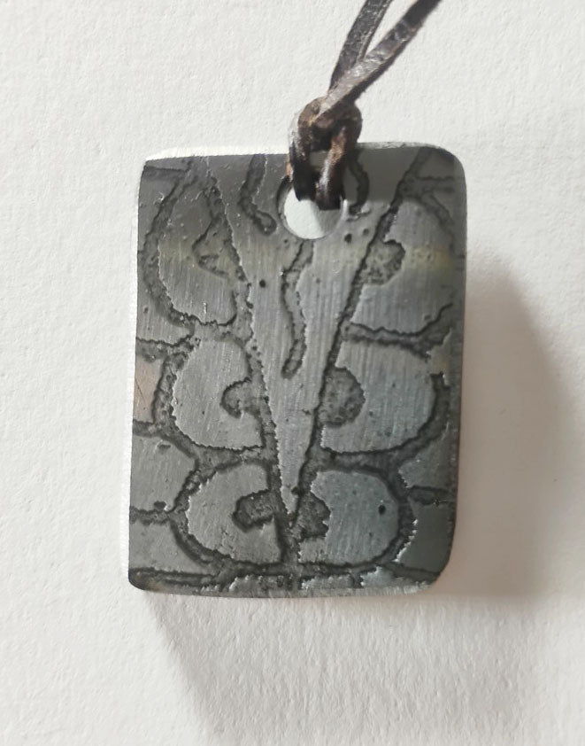 Electro-Etched Metal Amulet