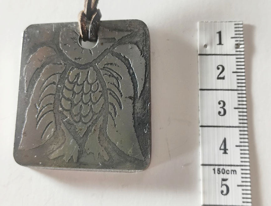 Electro-Etched Metal Amulet