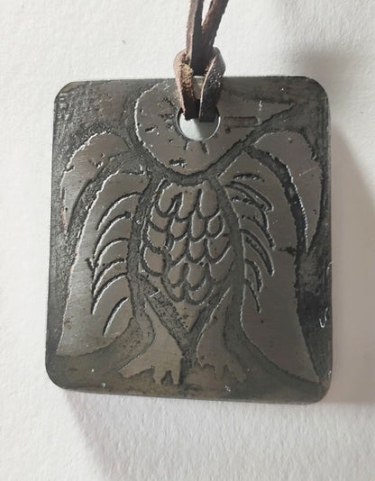 Electro-Etched Metal Amulet