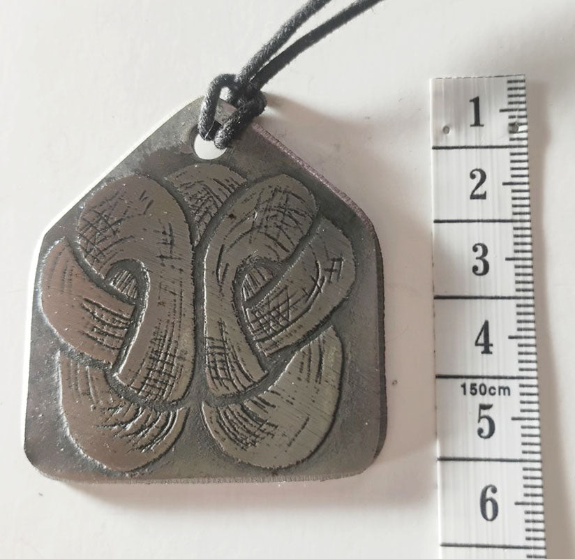 Electro-Etched Metal Amulet