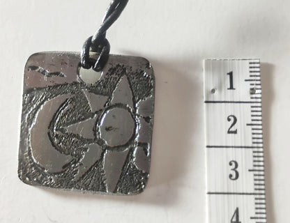 Electro-Etched Metal Amulet
